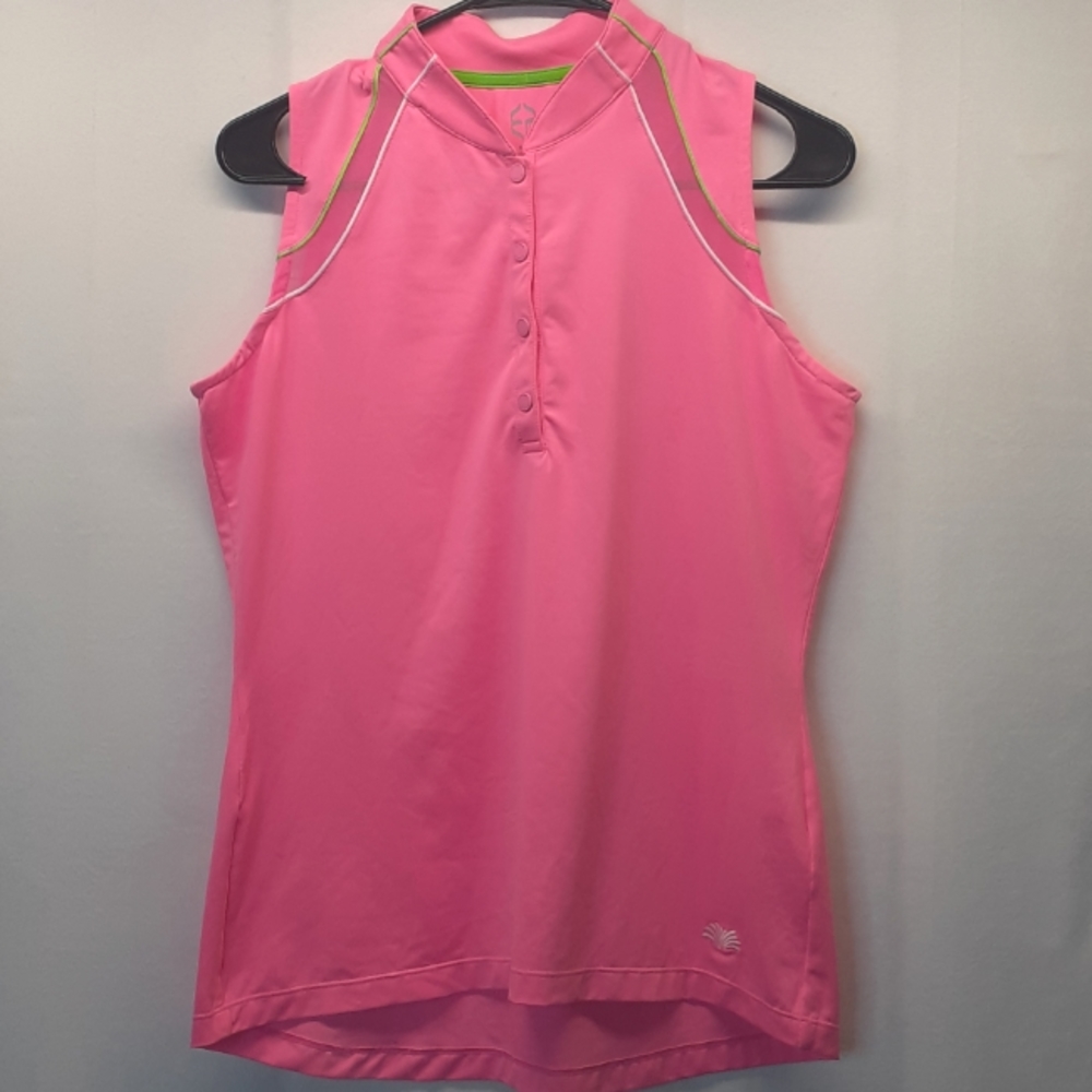 EP Sport pink active tennis sleeveless top